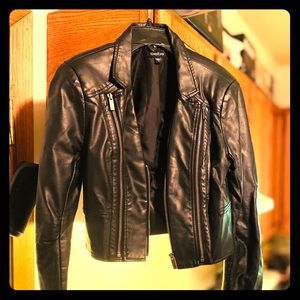 Vegan leather jacket